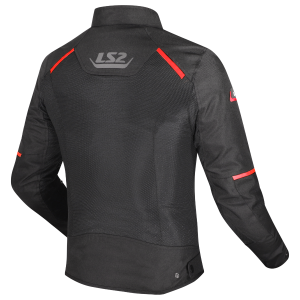 CHAQUETA LS2 BREEZE BLACK RED