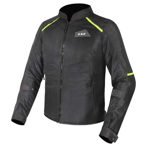CHAQUETA LS2 BREEZE BLACK YELLOW