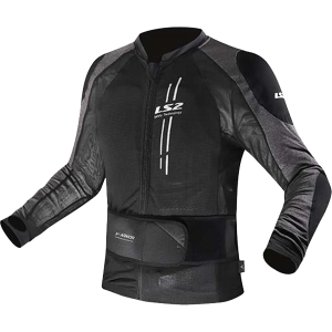 CHAQUETA LS2 X-ARMOR BLACK SILVER