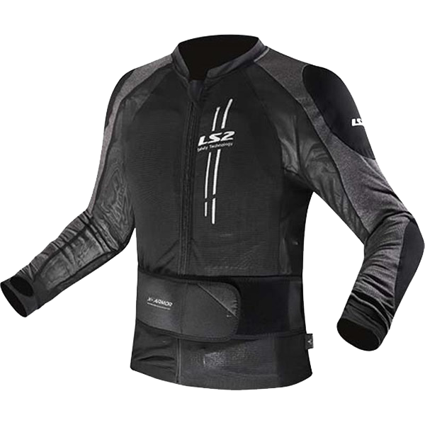 CHAQUETA LS2 X-ARMOR BLACK SILVER