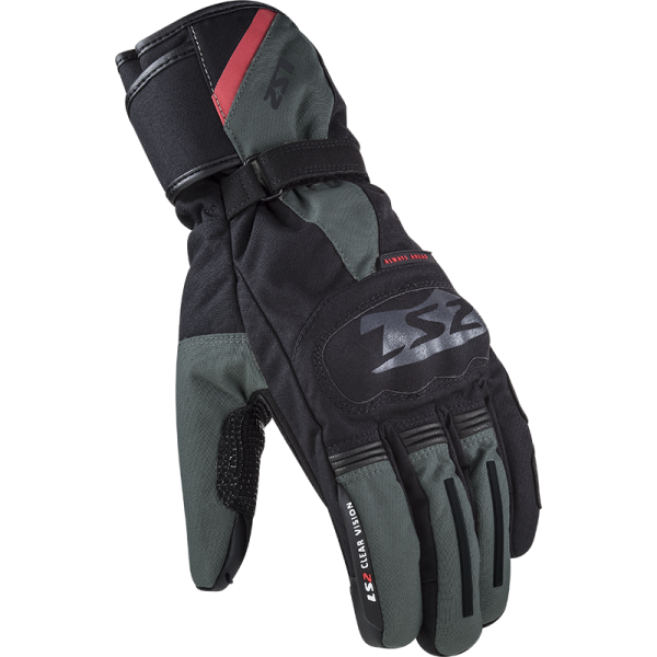 GUANTES LS2 SNOW BLACK GREEN