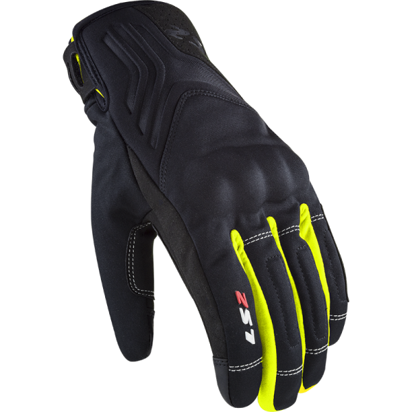 GUANTES LS2 JET 2 BLACK HI VIS YELLOW