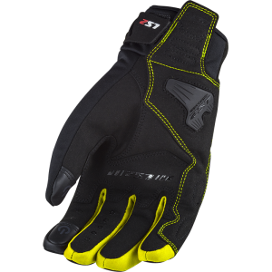 GUANTES LS2 JET 2 BLACK HI VIS YELLOW