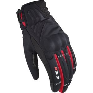 GUANTES LS2 JET 2 BLACK RED