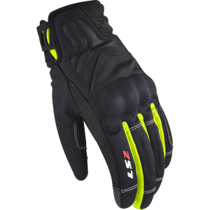 GUANTES LS2 JET 2 BLACK HI VIS YELLOW