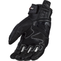 GUANTES LS2 SPARK II LEATHER BLACK WHITE