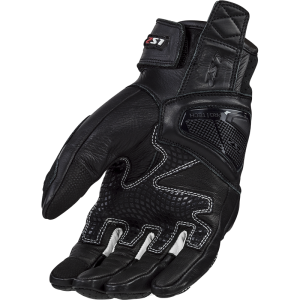 GUANTES LS2 SPARK II LEATHER BLACK WHITE