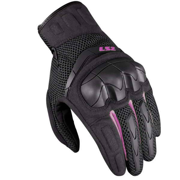 GUANTES LS2 KUBRA BLACK PURPLE