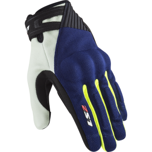 GUANTES LS2 DART 2 BLUE HI VIS YELLOW
