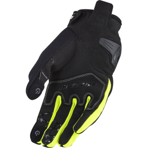 GUANTES LS2 DART 2 BLACK HI VIS YELLOW