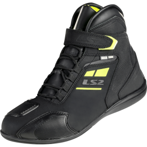 BOTAS LS2 GARRA WP BLACK HI VIS YELLOW