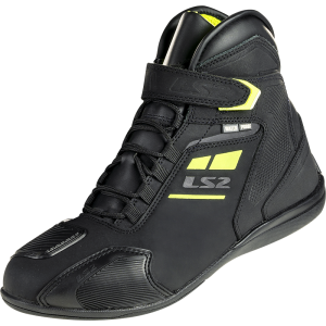 BOTAS LS2 GARRA WP BLACK HI VIS YELLOW