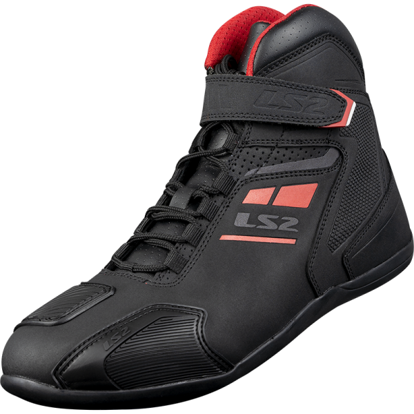 BOTAS LS2 GARRA BLACK RED