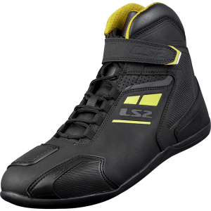 BOTAS LS2 GARRA BLACK HI VIS YELLOW