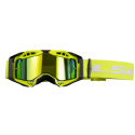 LS2 AURA GOGGLE WITH IRIDIUM VISOR BLACK YELLOW