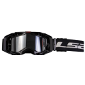 LS2 AURA GOGGLE WITH IRIDIUM VISOR BLACK