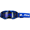 LS2 AURA ENDURO SERIES GOGGLE WITH CLEAR BLACK BLUE