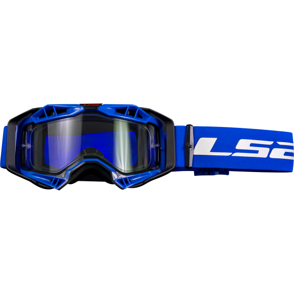 LS2 AURA ENDURO SERIES GOGGLE WITH CLEAR BLACK BLUE