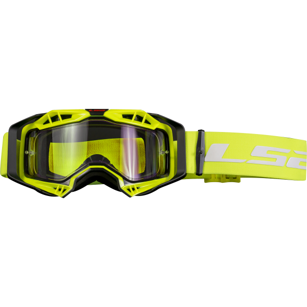 LS2 AURA ENDURO SERIES GOGGLE WITH BLACK HI VIS YELLOW