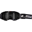 LS2 AURA ENDURO SERIES GOGGLE WITH CLEAR VISOR BLACK