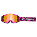 LS2 CHARGER PRO GOGGLE WITH IRIDIUM VISOR PINK