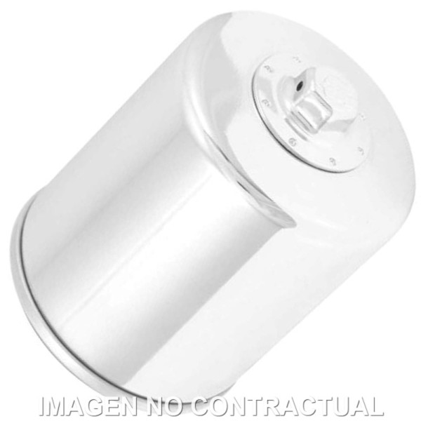 Filtro aceite K&N cromado Harley Davidson