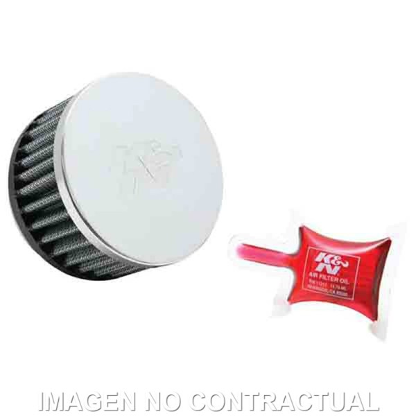 Filtro Potencia K&N Cromado Universal