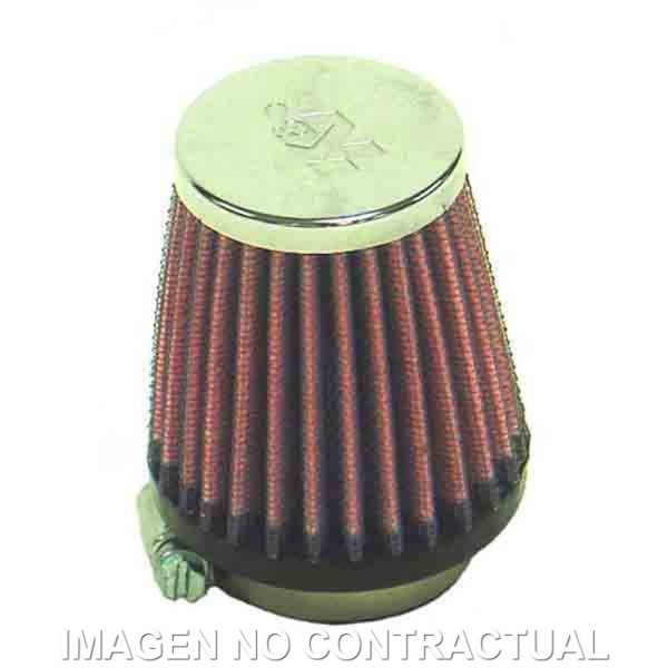 Filtro Potencia cromado K&N diámetro 40 mm