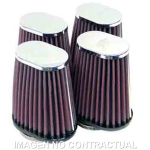 Filtro potencia K&N Cromado D. 51mm