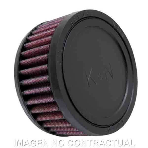 Filtro de aire K&N Universal de goma 1-11/16'FLG, 4'OD, 2'H