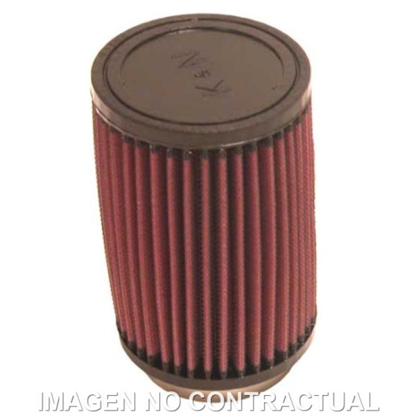 Filtro Potencia K&N Cilíndrico Tapa Goma D. 73 mm