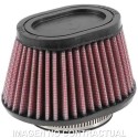 Filtro Potencia K&N Oval Tapa Goma D. 62 mm
