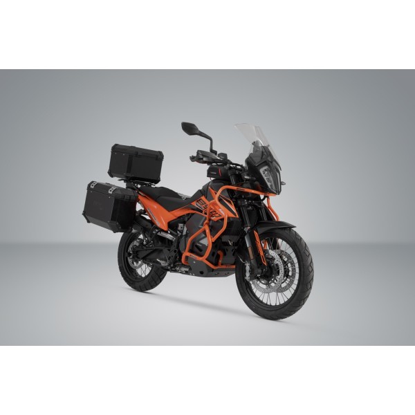 Set de protección Adventure Naranja. KTM 790 Adv/R (19-), 890 Adv/R (20-22).