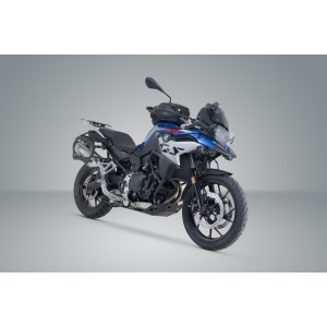 Set Adventure DUSC con topcase XL Negro. BMW F 750/800/850 GS. P. soportes acero ino