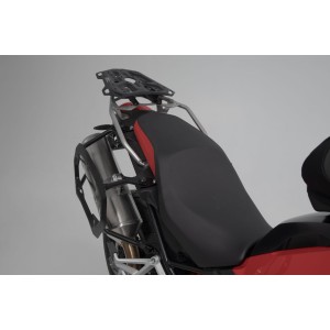 Set Adventure TRAX ADV Negro. BMW F 750/800/850 GS. Rack acero inoxidabl.