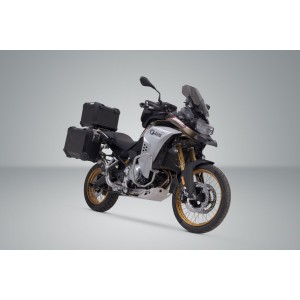 Set Adventure TRAX ADV Negro. BMW F 850/900 GS Adv. Sop. acero inox.