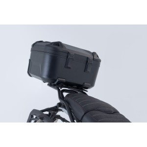 Set Adventure DUSC con topcase L Negro. Ducati DesertX (22-)/ Rally (23-).
