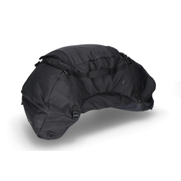 Bolsa trasera ION L 50 l. Negro. Poliéster 600D / Vinilo blando.