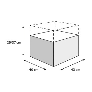 Bolsa trasera PRO Rearbag 1680D Nailon ballistic. Negro/Antracita. 22-34 l.