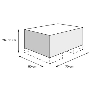 Bolsa trasera PRO Cargobag 1680D Nailon ballistic. Negro/Antracita. 50 l.