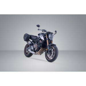 Set de alforjas PRO BLAZE H Negro. Honda CBR650R / CB650R (18-).