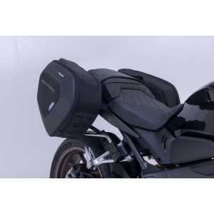 Set de alforjas PRO BLAZE H Negro. Honda CBR650R / CB650R (18-).