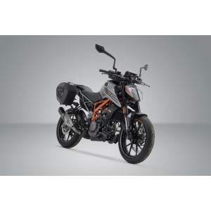 Set de alforjas PRO BLAZE H Negro. KTM 125 / 390 Duke (17-23).