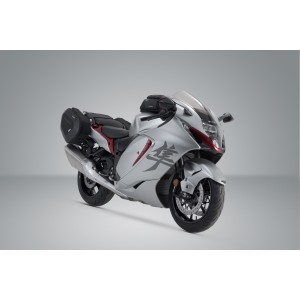 Set de alforjas PRO BLAZE H Negro. Suzuki GSX1300R Hayabusa (08-).