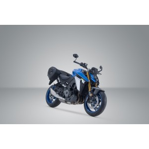 Juego de alforjas PRO BLAZE H Negro. Suzuki GSX-S1000/F (15-), GSX-S950 (21-).