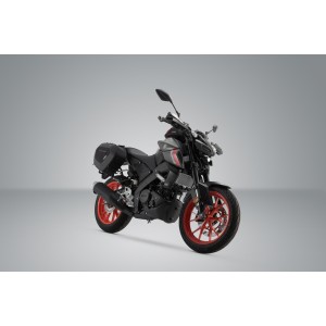 Set de alforjas PRO BLAZE H Negro. Yamaha MT-125 (19-).