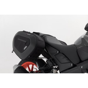 Set de alforjas PRO BLAZE H Negro. Yamaha MT-125 (19-).