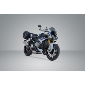 Set de alforjas PRO BLAZE H Negro. BMW S1000RR (12-14) / S1000R (13-20).