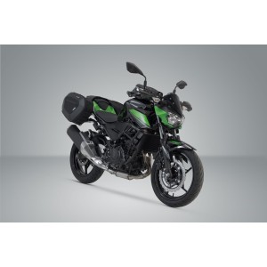 Set de alforjas PRO BLAZE H Negro. Kawasaki Ninja/ Z 400 (18-).