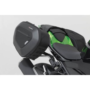 Set de alforjas PRO BLAZE H Negro. Kawasaki Ninja/ Z 400 (18-).